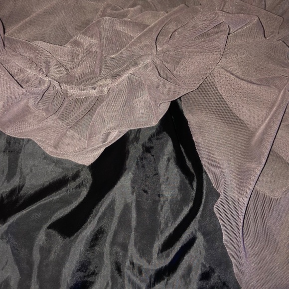 American rag tunic or dress with black tuling - Picture 3 of 3